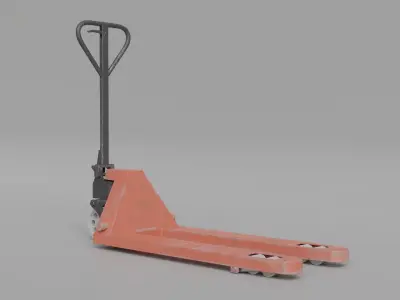 A Handlift Used Low-poly 3D model