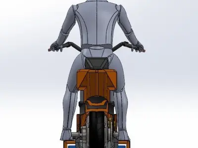 Electric Scooter Bike 3D model