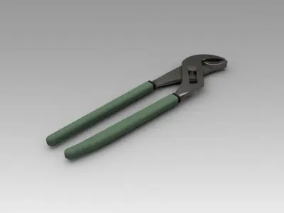 Pliers 3D model 2