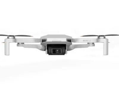DJI Mini 2 Quadcopter remote controlled drone 3D model