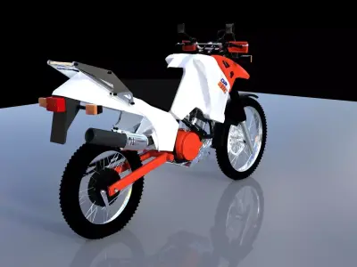 SUZUKI 750 DR Big Completed 3D model