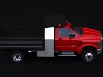 2020 Chevrolet Silverado 4500HD Dump Truck 3D model