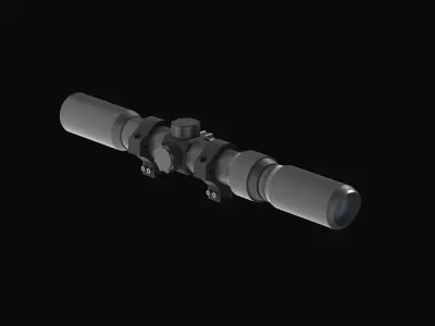 Sniper Scope Free 3D model buy