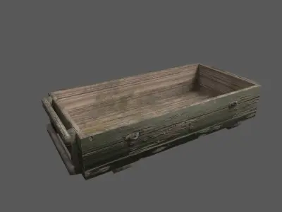 Military Crate 02 Low-poly 3D model