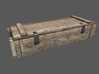 Military Base Kit Low-poly 3D model