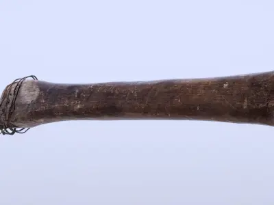 8k 1800s Cane Knife - 5 Levels of Detail Low-poly 3D model