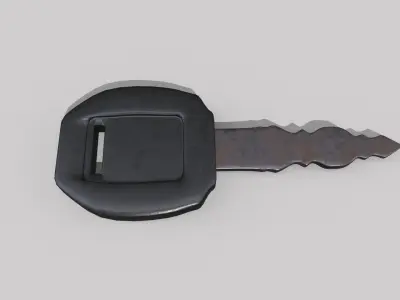 Vehicle Key Low-poly 3D model