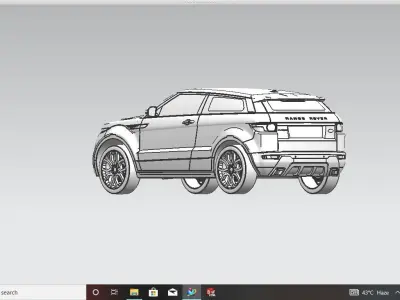 Range Rover  Free 3D print model