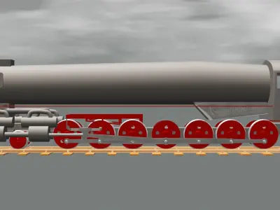 german 18 wheeler Free 3D model
