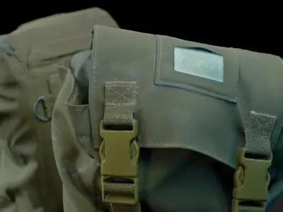 Military Mask Bag - photogrammetry 3D model