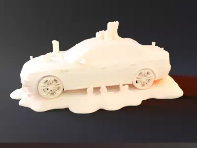 Candle Car Free 3D print model