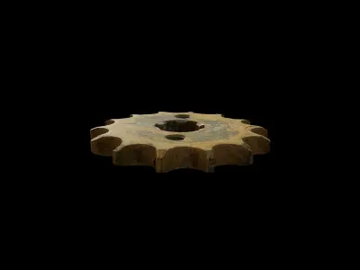 Anydrafts Metal gear 01 Low-poly 3D model