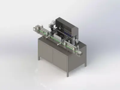 RinserBottleCleaningMachine 3D model