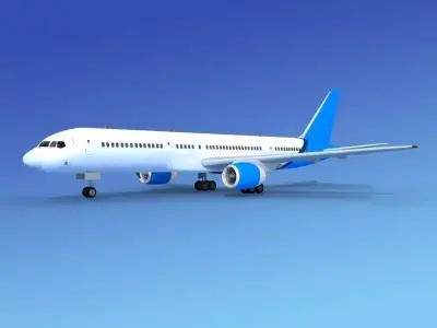 Boeing 757-200 Corporate 4 3D model