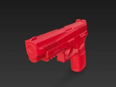 red gun 1 3D model