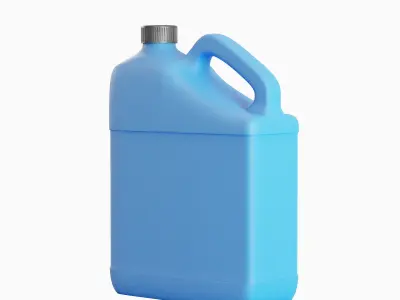 Grainy Plastic Canister Set  3D model