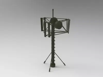 antenna 3D model 2