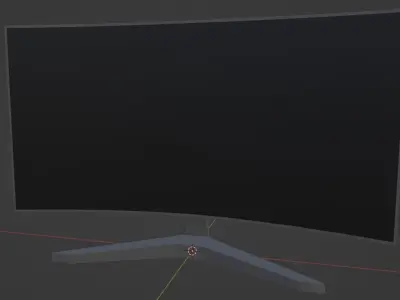 Monitor Free low-poly 3D model