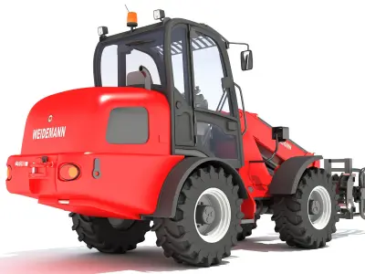 Weidemann Telescopic Handler Forklift 3D model