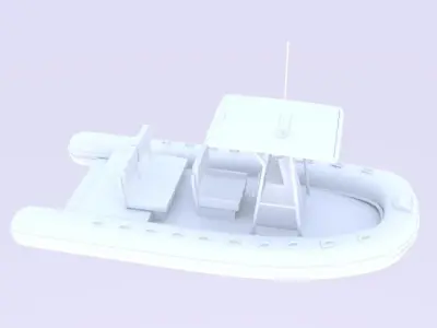  Inflatable Boat  3D model