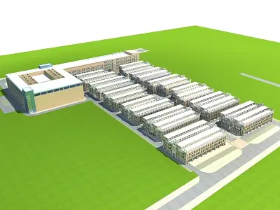 Commercial Building 3D model 67