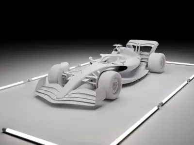F1 2022 Concept car Free 3D model