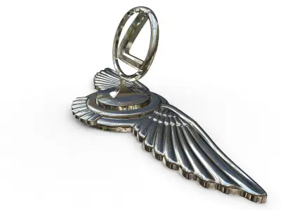 lexus logo 3D model by 3dlogoman