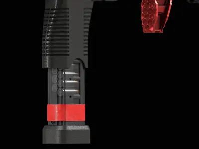 Magazine for 30 rounds of 9x19 cal Low-poly 3D model