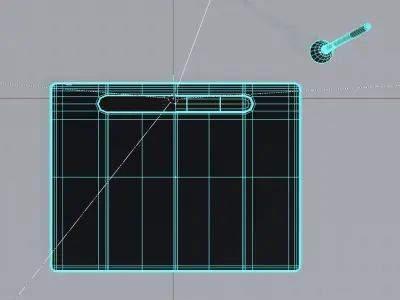 High Poly Graphic Tablet Modle 3D model