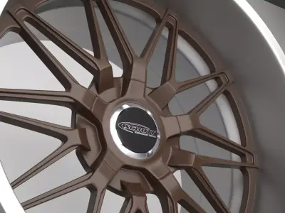 Schott Drift Wheels Low-poly 3D model