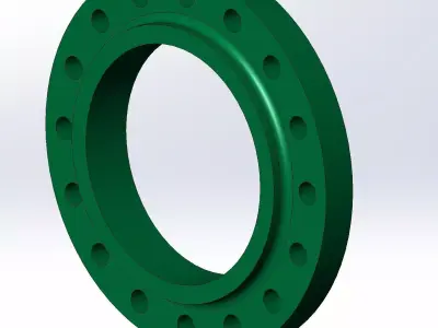 Flanges ANSI B16 Classe 300 lbs Modelos cad 3D Low-poly 3D model