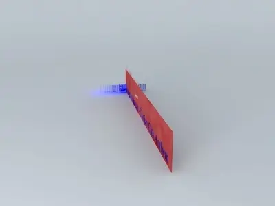 Growth sign with lights Free 3D model