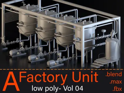 Factory unit- Vol4 3D model