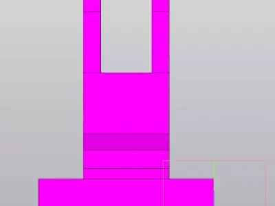 Heavy Duty Lifting Hook Bracket - Industrial Crane Part 3D model