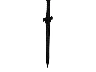 Fantasy Magic Sword Game Asset Low-poly 3D model