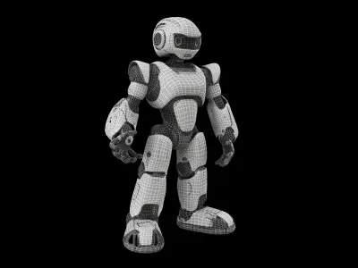 Robot Low-poly 3D model buy