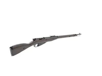 Mosin Rifle - Historic Bolt-Action Rifle 3D Model - Blender 3D model