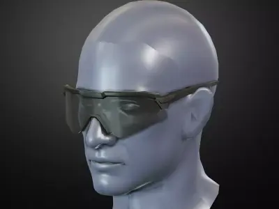 Oakley M-Frame glasses Low-poly 3D model