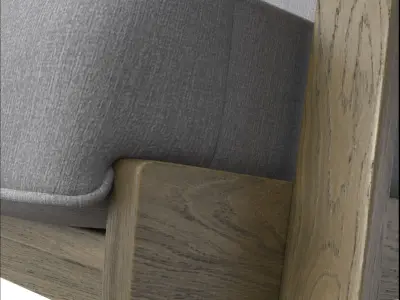 Picket House Furnishings Mercer Accent Chair  - Armchair 3D model