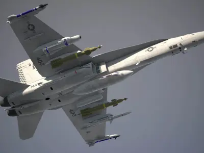 McDonnell Douglas FA-18 Hornet 3D model buy
