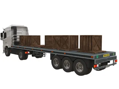 volvo fh 16 truck 4 3D model