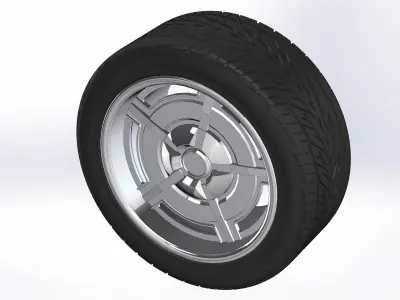 Custom wheels Raceline C10 for your scale model 3D print model
