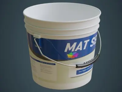 Paint Can 1A Low-poly 3D model