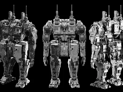 Tarvos Free low-poly 3D model