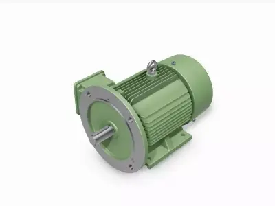 100L B35 Left IEC electric motor - 3D CAD model 3D model