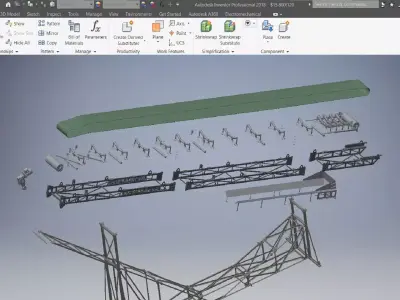 Conveyor belt 3d model 3D model