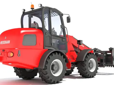 Forklift Bucket Telehandler 3D model