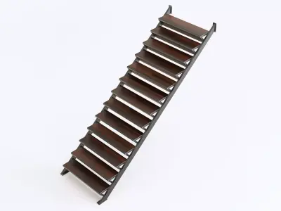 Stairs 02 3D model