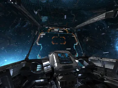 Spaceship Cockpit v1 3D model