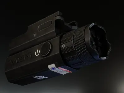 NcSTAR Blue Laser Low-poly 3D model